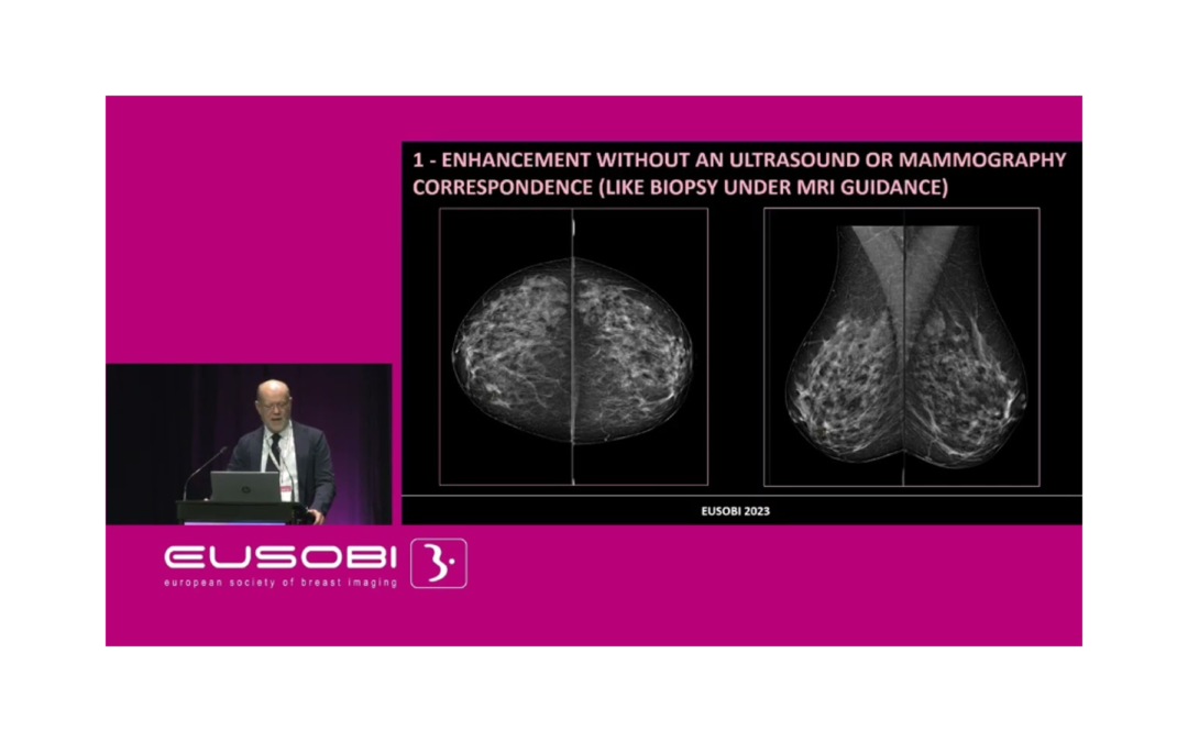 EUSOBI 2023, Speech di Enrico Cassano: Biopsia CEM in posizione prona